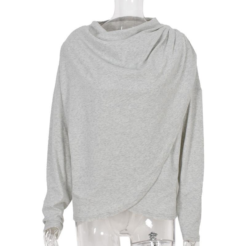 Women Winter Loose Irregular Hoodies-STYLEGOING