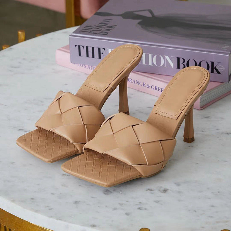 Sexy High Heeles Crochet Women Sandals
