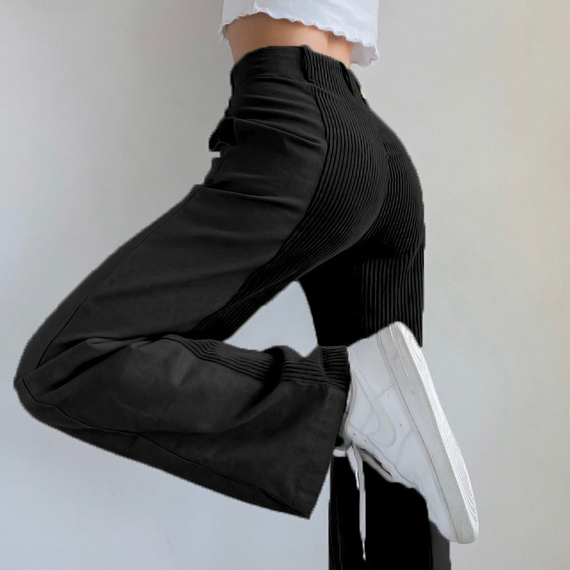 Casual Women's Corduroy Straight Pants