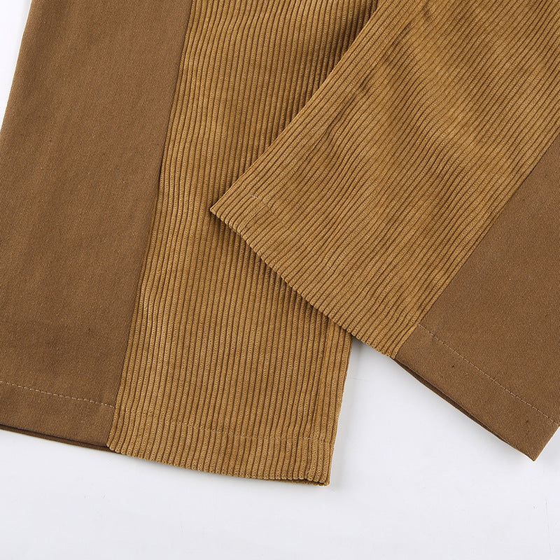 Casual Women's Corduroy Straight Pants