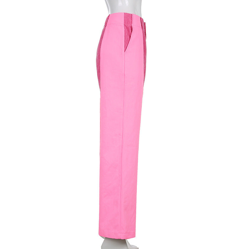 Casual Women's Corduroy Straight Pants