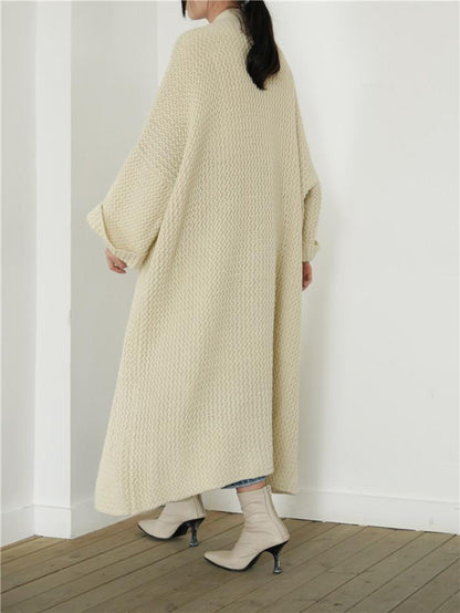 Plus Sizes Loose Knitting Women Overcoat-STYLEGOING