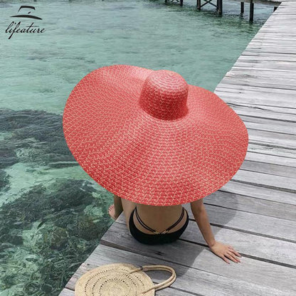 Women Summer Sun-proof Foldable Beach Hats-STYLEGOING