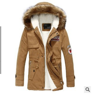 Winter Cotton Hoodies Coats for Men
