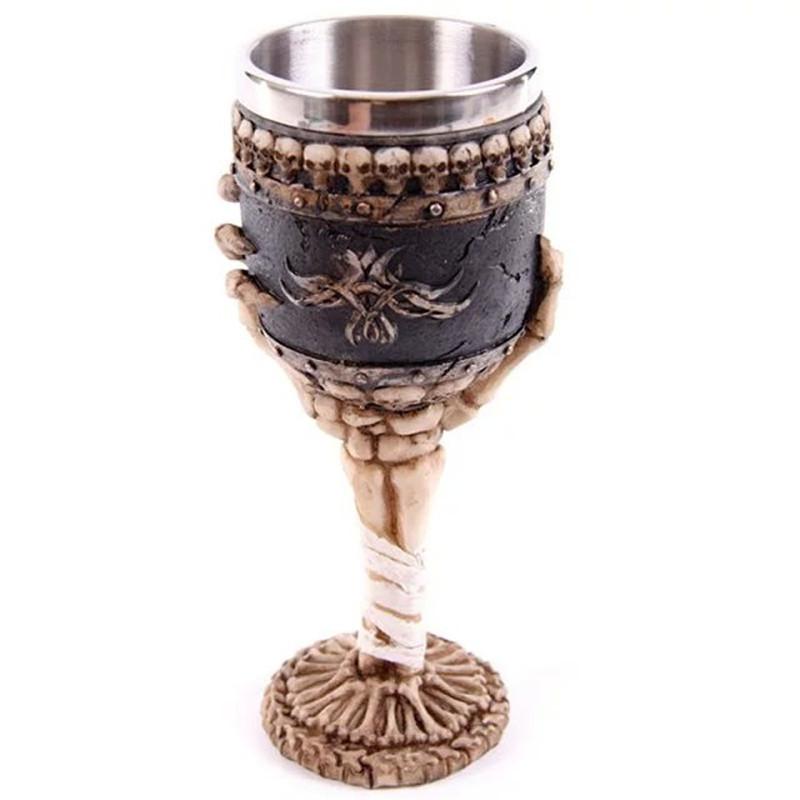 Horriable 3D Palm Skeleton Steel Knight Glasses for Halloween-STYLEGOING
