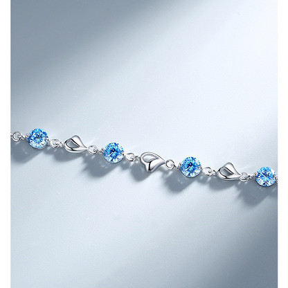 Fashion Lover Luxury Sterling Sliver Bracelet for Women