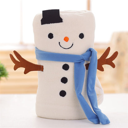 Cute Merry Christmas Double Fleece Blankets