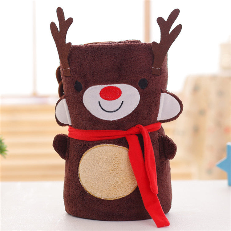 Cute Merry Christmas Double Fleece Blankets