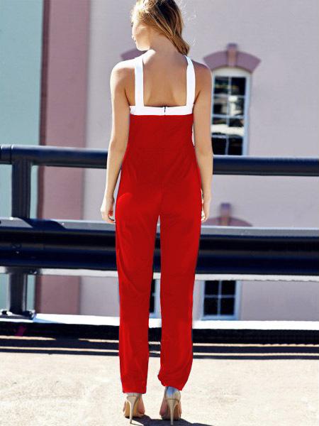Sexy Backless Slim Waist Women Jumpsuits-STYLEGOING