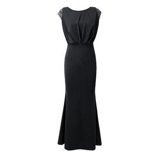 Sexy Round Neck Mermaid Maxi Dress-STYLEGOING
