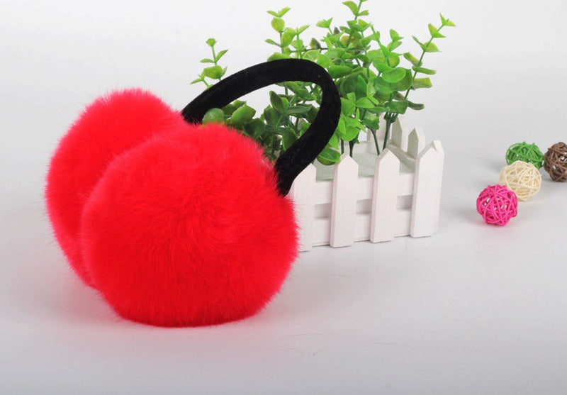Winter Ear Warmer Artifical Fox Fur Earmuffs