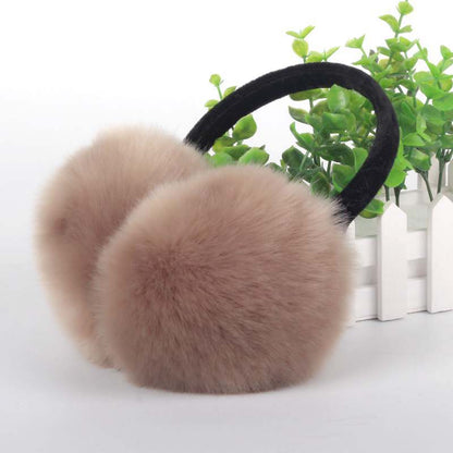 Winter Ear Warmer Artifical Fox Fur Earmuffs
