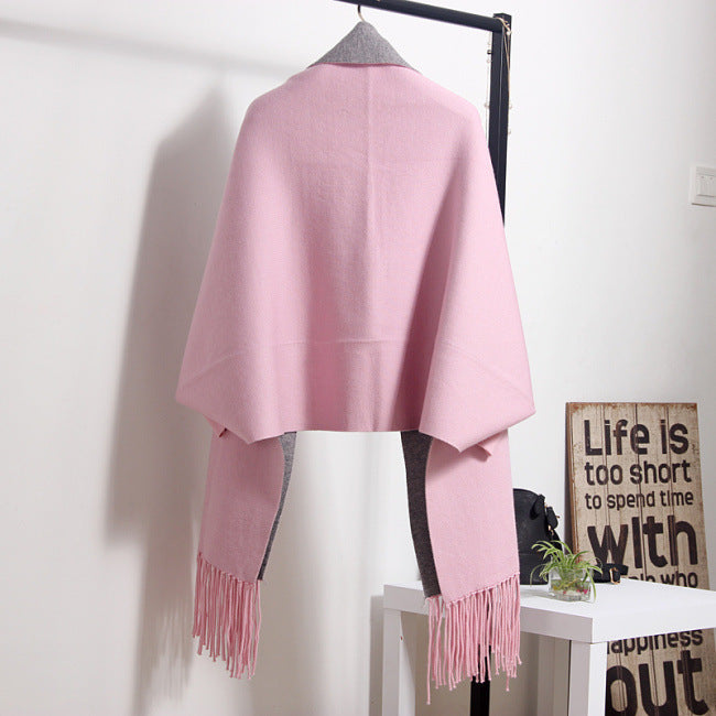 Women Tassels Bat Knitting Overcoat Cardigans