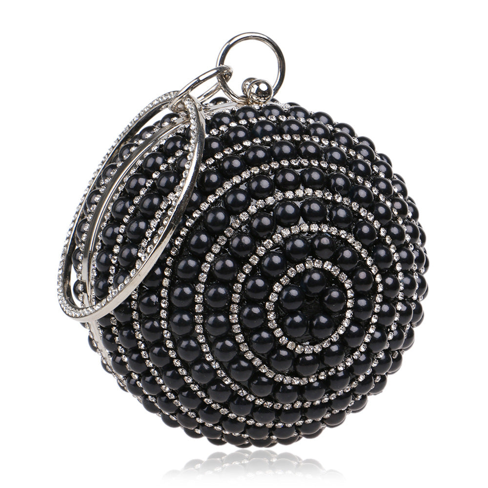 Fashion Round Shaped Jewelry Design Evening Party Bags