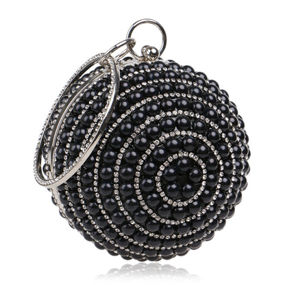 Fashion Round Shaped Jewelry Design Evening Party Bags