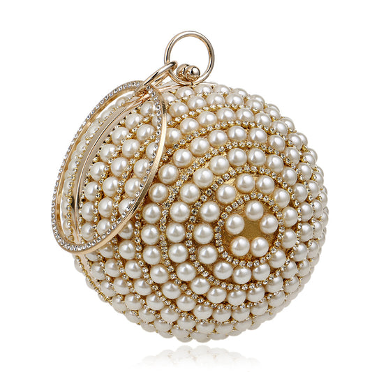 Fashion Round Shaped Jewelry Design Evening Party Bags