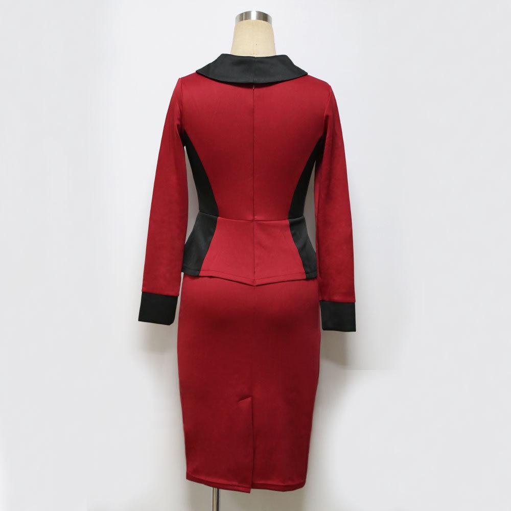 Sexy Fashion Long Sleeves Bodycon Dresses-STYLEGOING