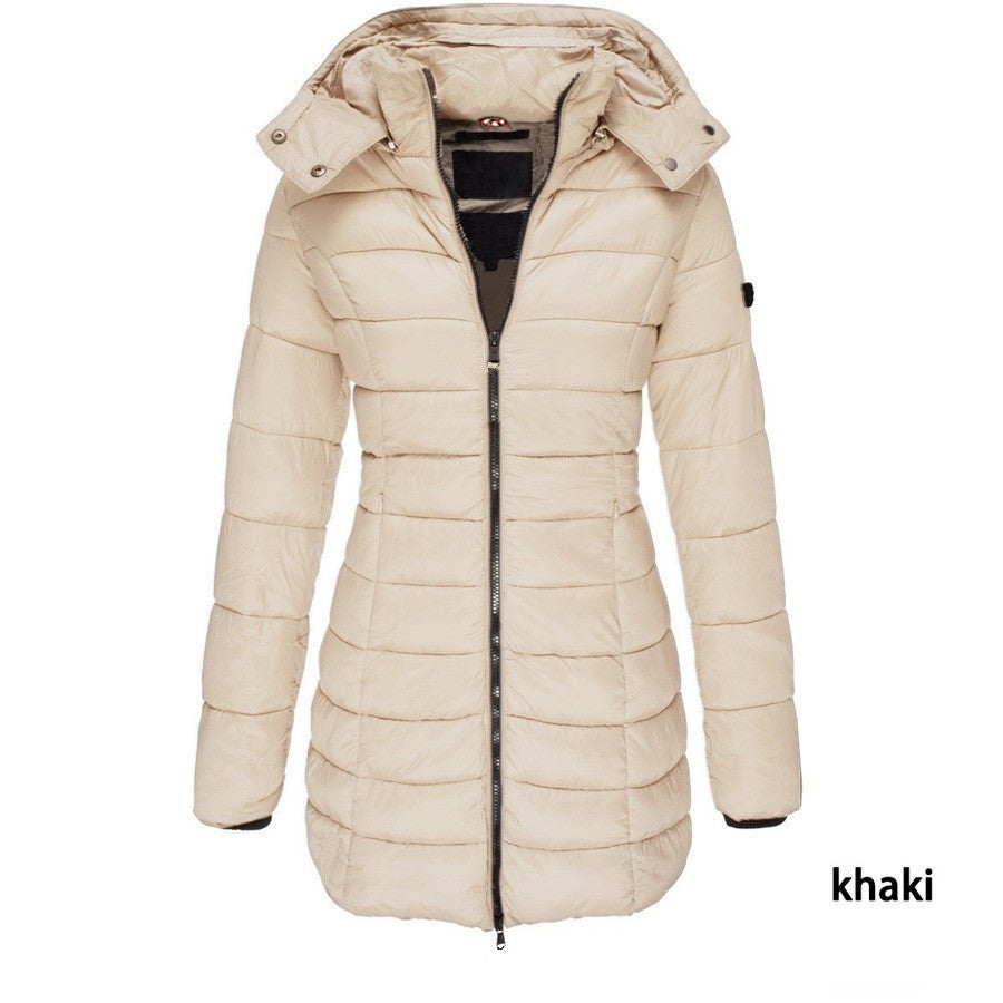 Casual Cotton Long Outerwear for Women
