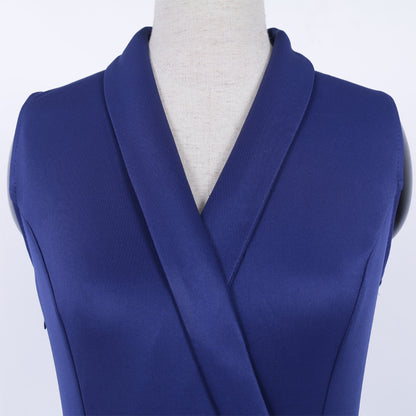 Summer Polk Dot Office Lady Blazer Sheath Dresses