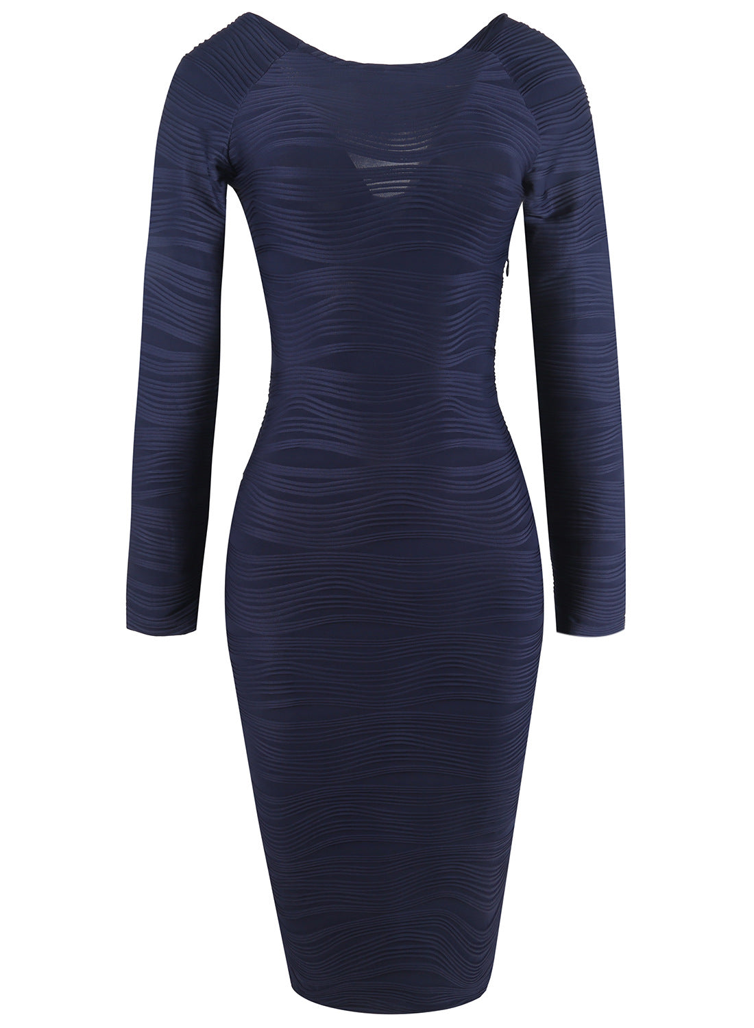 Women Long Sleeves Elastic Sexy Bodycon Dresses