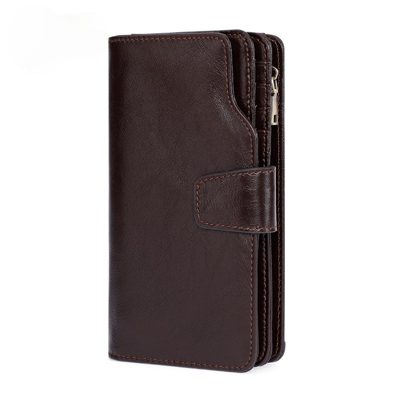 Cusotm Handmade Men's Leather Wallet-STYLEGOING