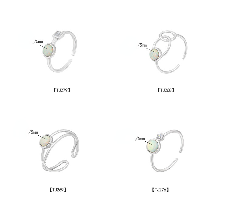 Fashion Lovely Sterling Silver Women Rings