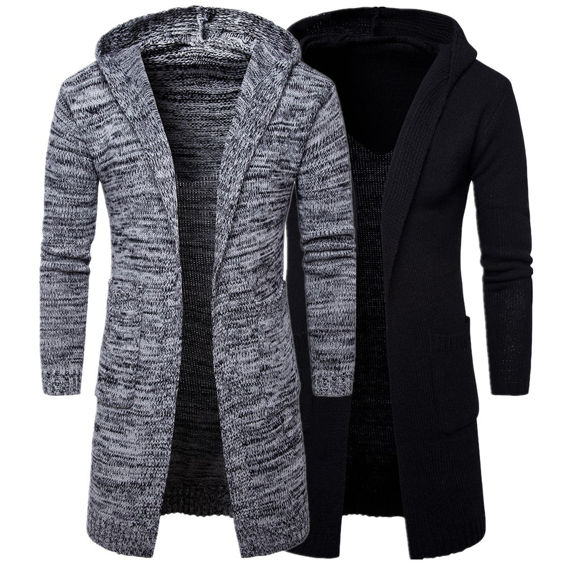 Fall Knitting Cardigan Coats for Men