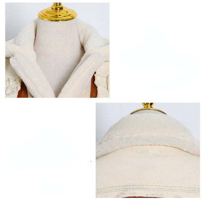 Luxury Hip Hop Sherpa Jacket Coats for Women