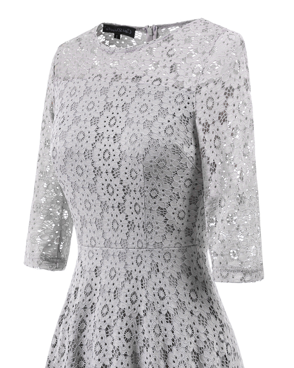 Elegant Round Neck Lace Dresses