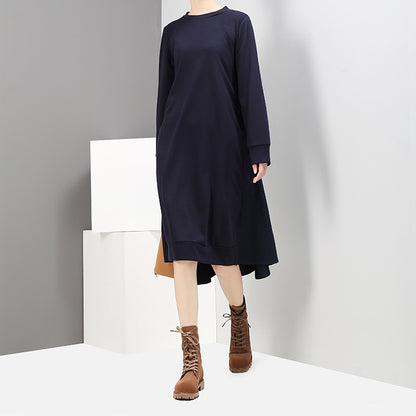 Back Designed Fall Black Dresses