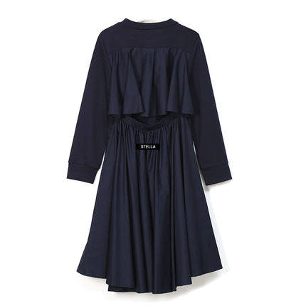 Back Designed Fall Black Dresses