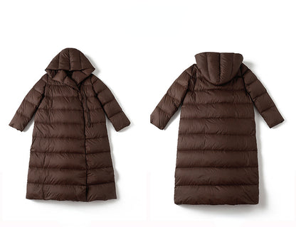 Luxury Winter Plus Sizes Long Down Coats for Women