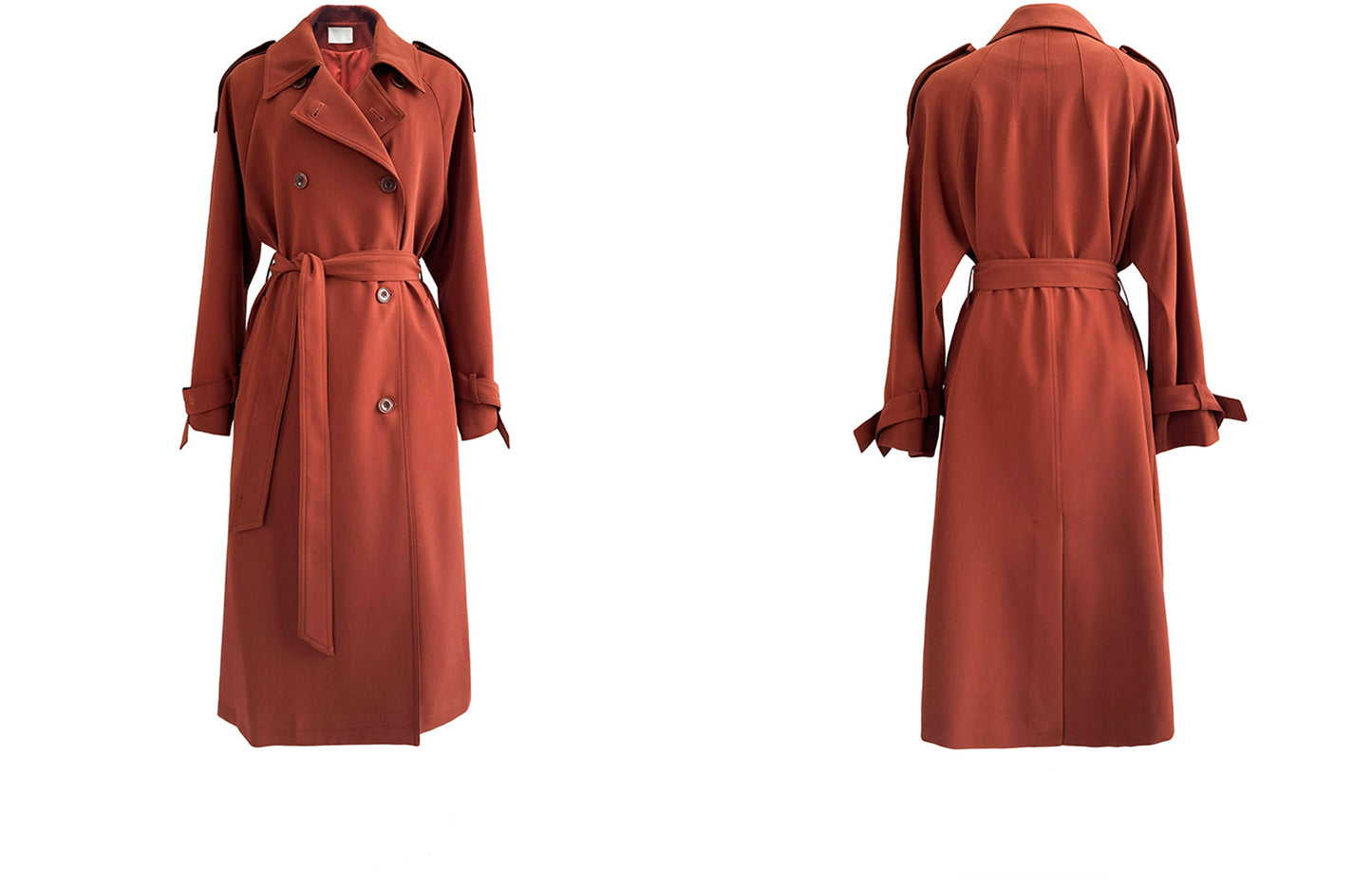 Fashion Fall Wind Break Long Overcoats for Women