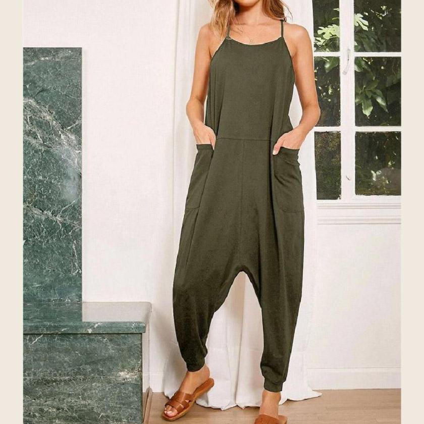 Fashon Casual Women Haren Rompers-STYLEGOING