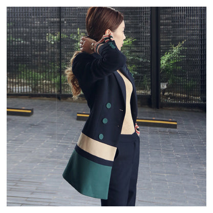 Elegant Office Lady Two Pieces Blazer&Pants Sets