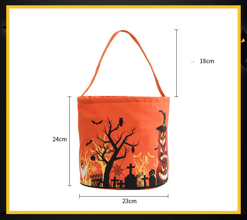 Halloween Pumpkin Candy Handle Bags/Basket