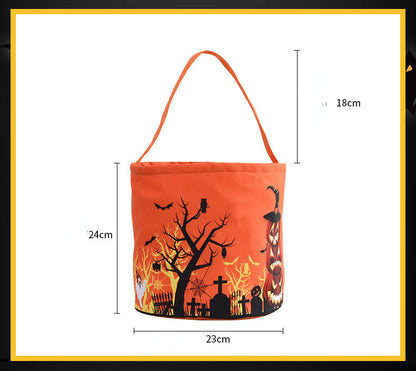 Halloween Pumpkin Candy Handle Bags/Basket