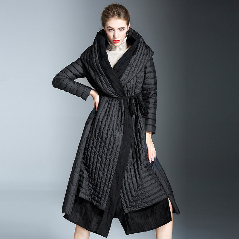 Winter Warm Long Down Overcoats for Women