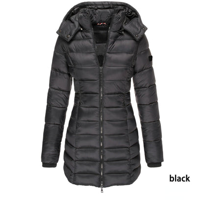Casual Cotton Long Outerwear for Women