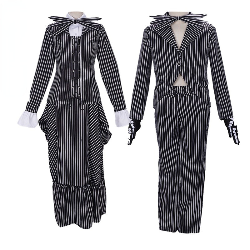 Halloween Jack Skeleton Costume Sets