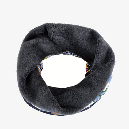 Winter Warm Bohemian Print Velvet Hats for Women