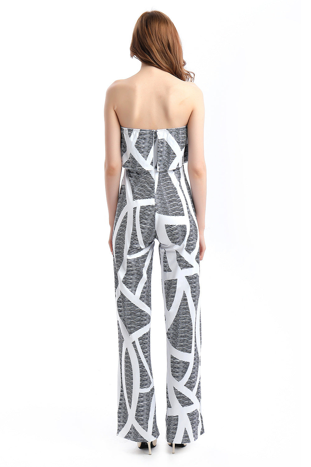 Fashion Off The Shoulder Floral Print Women Jumpsuits