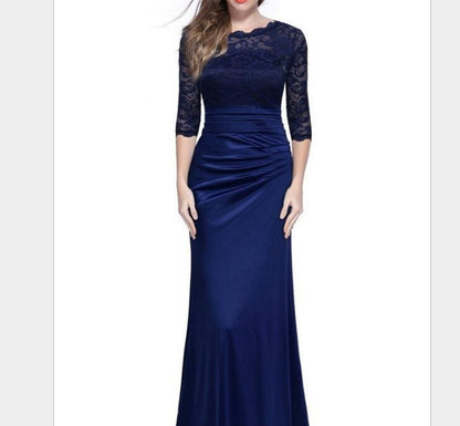 Elegant Women Lace Party Long Dresses