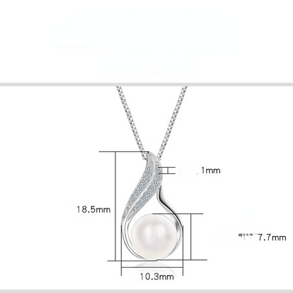 Designed Water Drop Shape Pearl Pendant