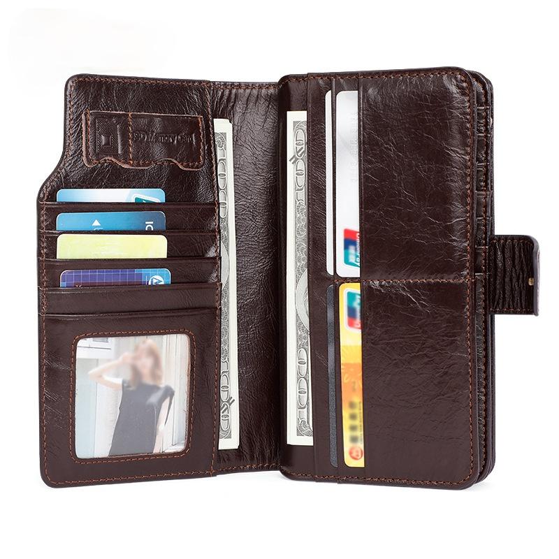 Cusotm Handmade Men's Leather Wallet-STYLEGOING