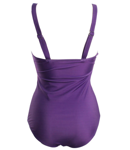 Rose Rainbow Plus Sizes Women's One Piece Swimwear