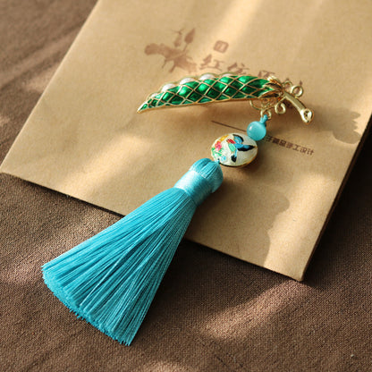 Ethnic Pea Design Brooches for Scarves/cardigans