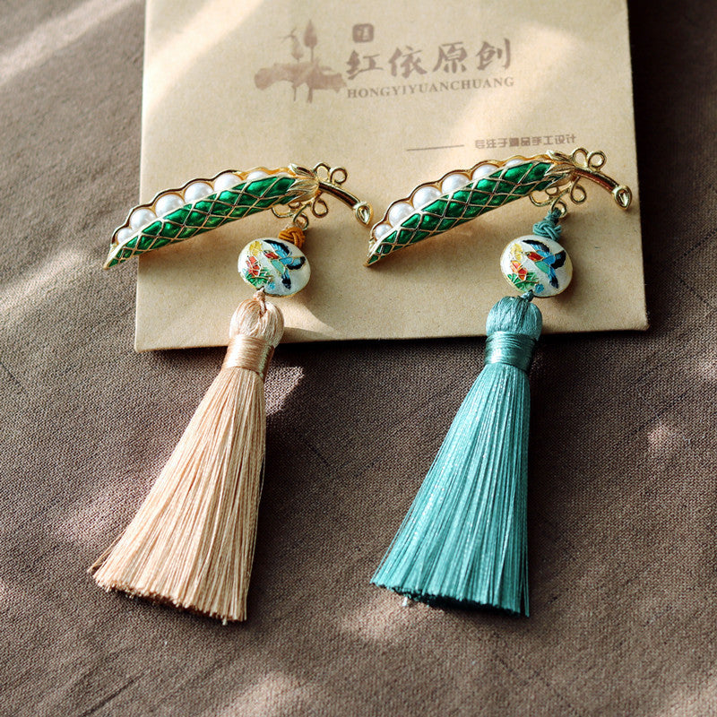Ethnic Pea Design Brooches for Scarves/cardigans
