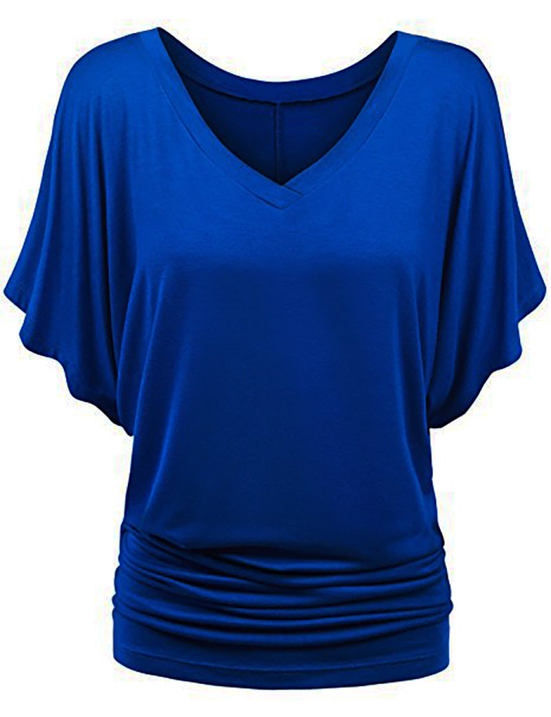 Women Bat Sleeves Plus Sizes Women T Shirts