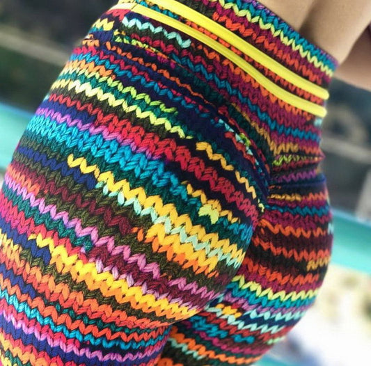 Fashion Colorful Printed Yoga Pants